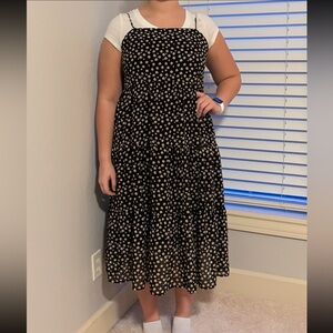 Justify Black Midi Dress